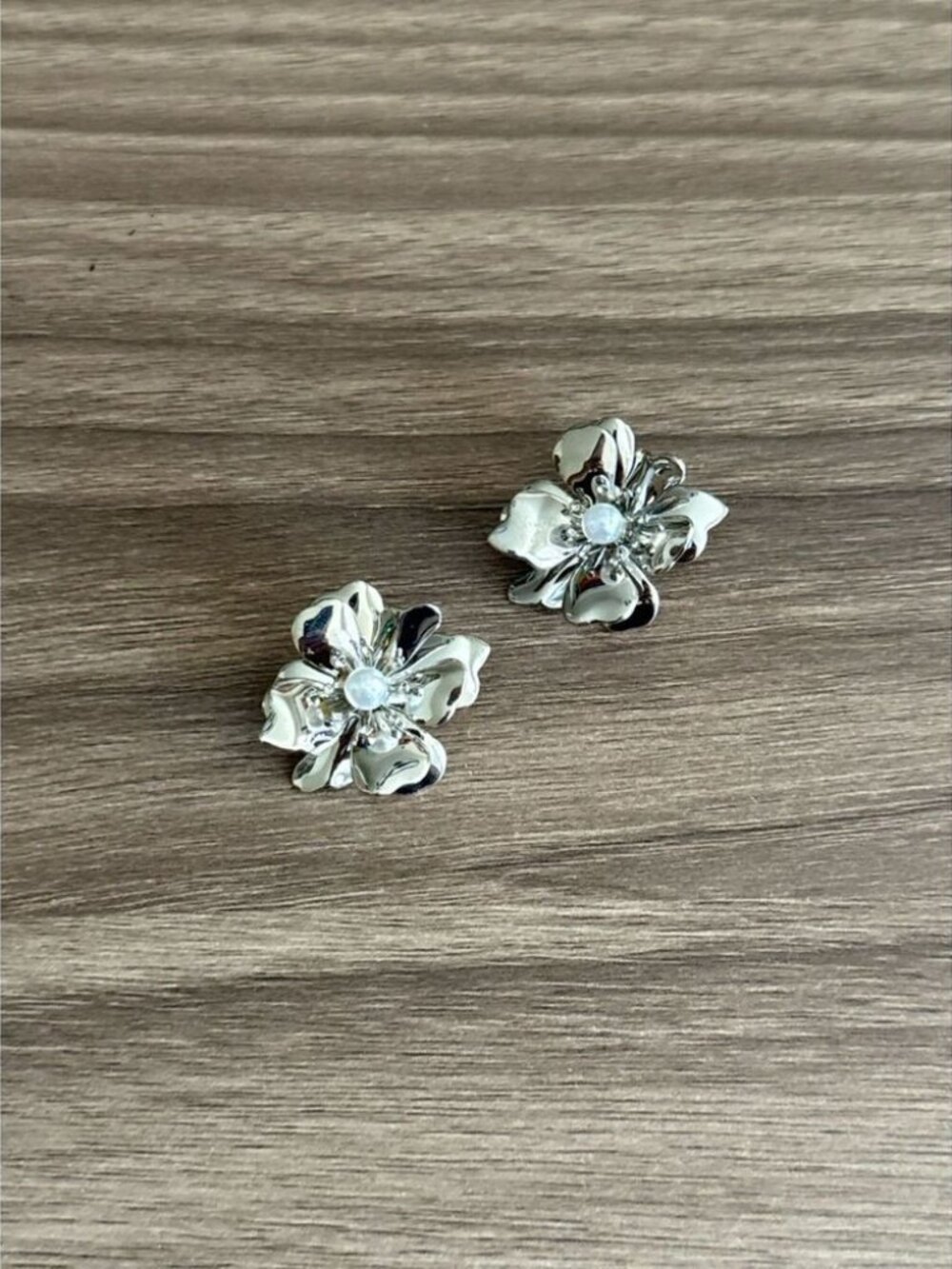 Pearl flowerβearrings Q1070